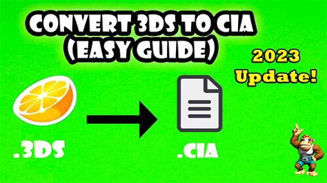 convert .3ds to .cia
